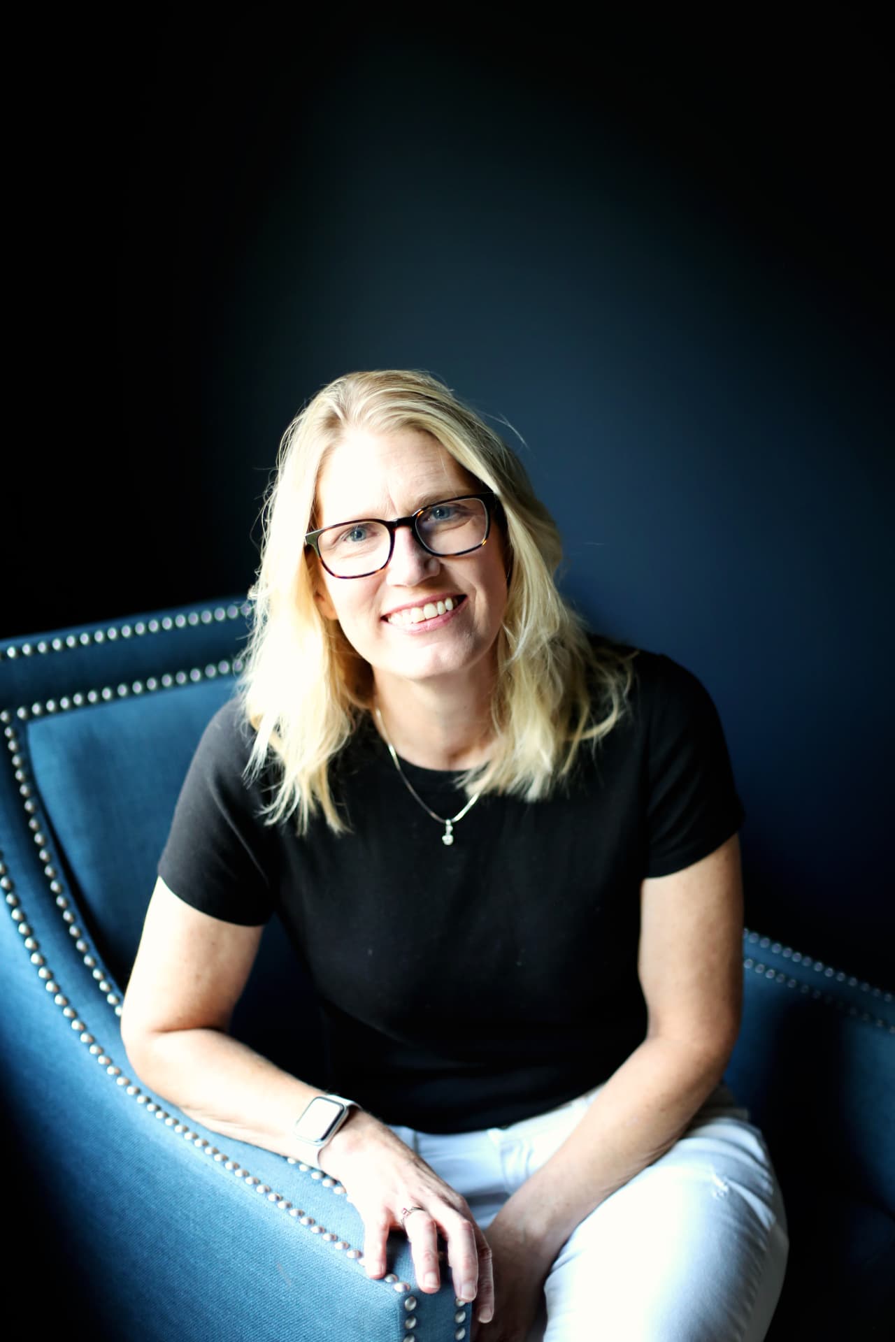 Shana Parker, LSCSW, a licensed clinical social worker in Kansas